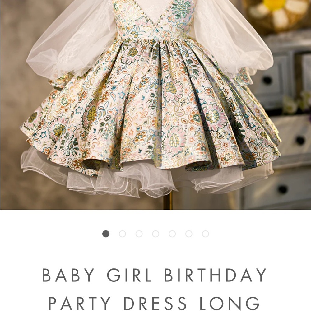 Floral Baby Girl Party Dress
